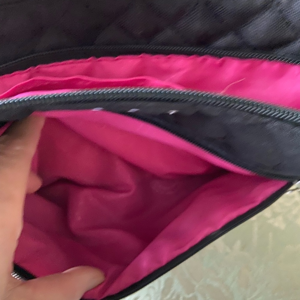 Lily Bloom Black Quility Crossbody Bag - Picture 9 of 16